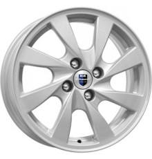 K&K KC695 6x15 4x98 ET 33 Dia 58.6 (silver)