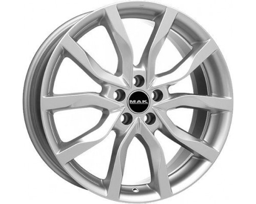 Mak Highlands 8x18 5x108 ET 45 Dia 63.4 (silver)